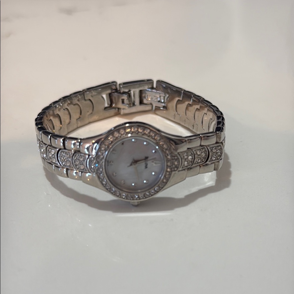 Brand New BULOVA Elegant Silver Women's Watch NEVER USED .